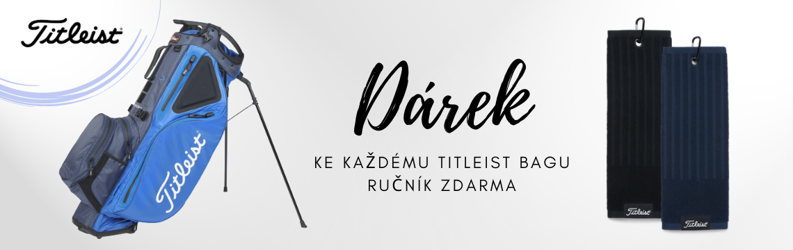 Akce Titleist bag + rucnik